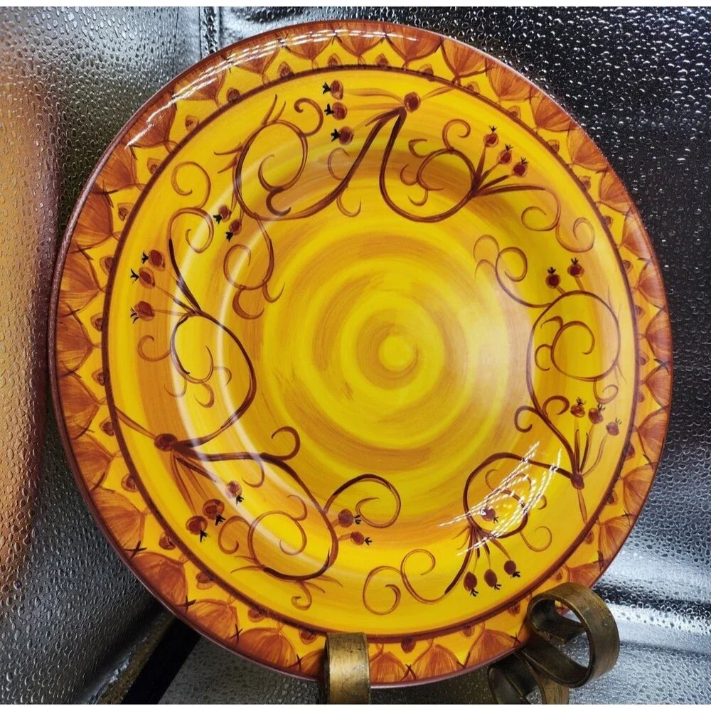 Pier 1 Imports Hand Painted Earthenware 